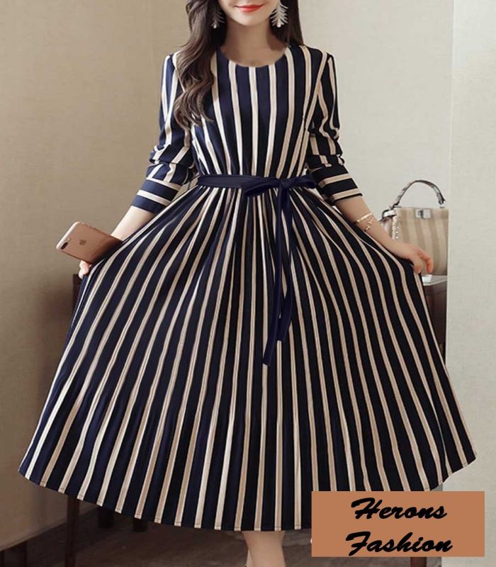 Kate Spade Terrace Stripe-print Midi Dress - Farfetch